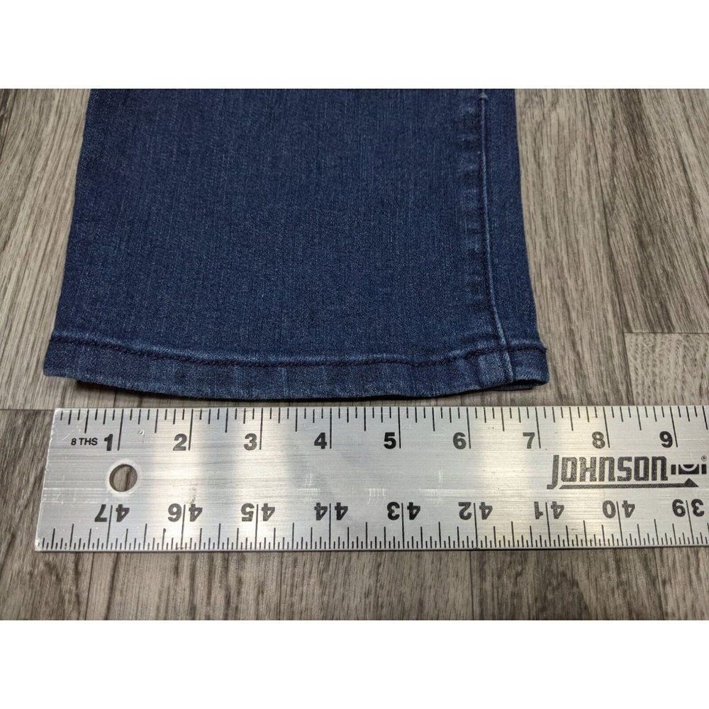 (3/$35) Nine West Womens‎ Size 4 Chrystie Pockets Denim Blue Jeans Capris - Picture 11 of 11
